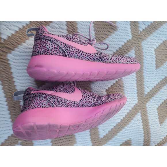 NIKE ROSHE RUN PRINT POLKA DOT 599432 005 SZ 6 WOLF GRAY VIOLET - Picture 8 of 15